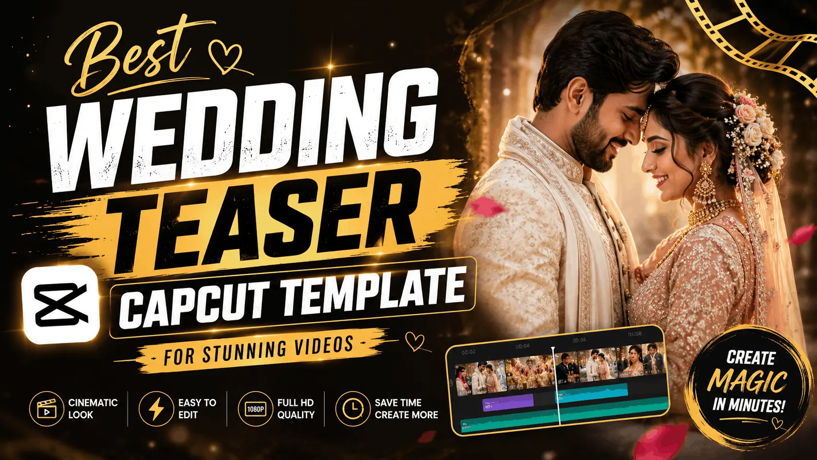 Best Wedding Teaser CapCut Template for Stunning Videos