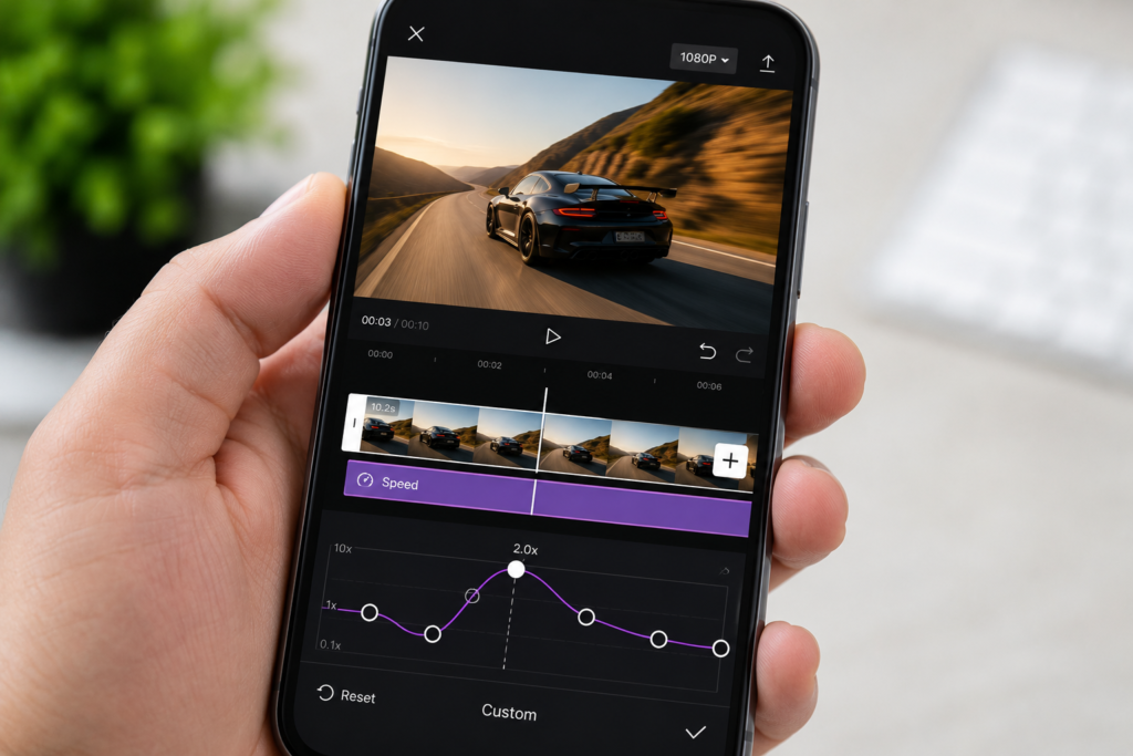How to use the velocity CapCut template step by step